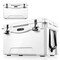 Serenelife Portable Cooler Box - Holds Up to 63 Cans, Keeps Ice Up to 5 Days, Heavy-Duty 50-Quart (White) SLCB50 - alternate 5
